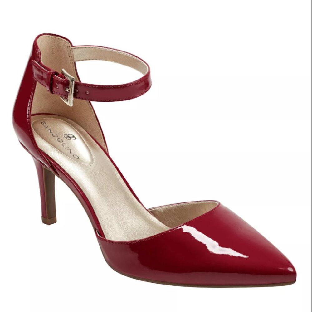 Bandolino Ginata D'Orsay Ankle Strap Pointed Toe Pumps Sz 10 - Picture 2 of 13